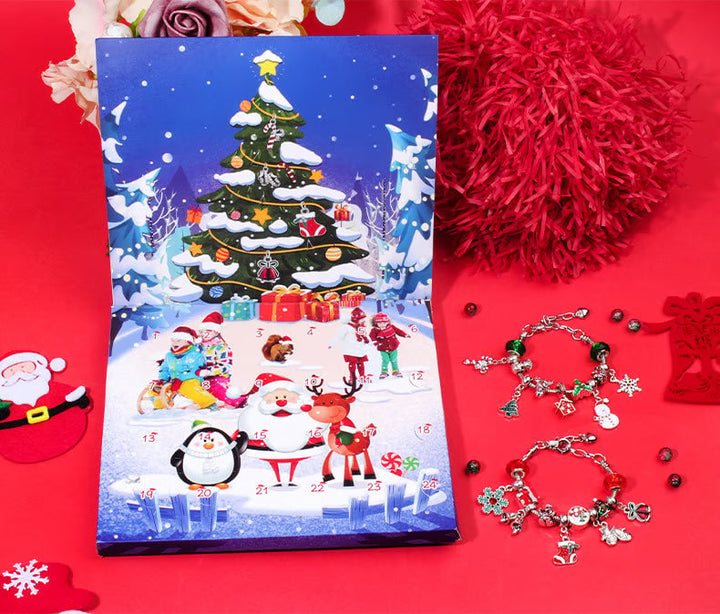 Skanto | Jule Advent Skalendar Charm Armbånd