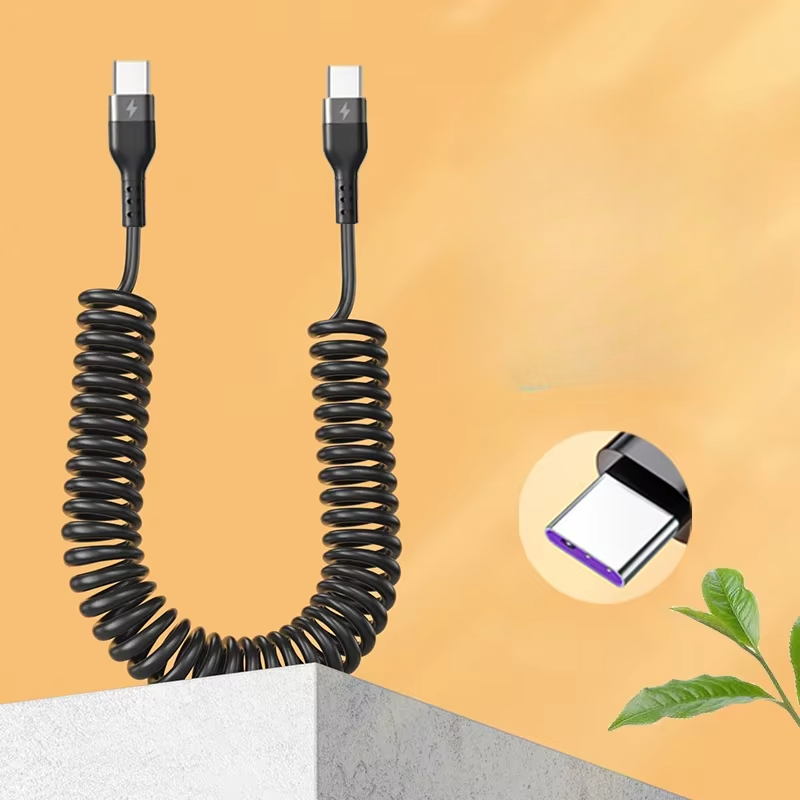 Skanto | Universal vår teleskopisk hurtigladerkabel USB-C & Lightning