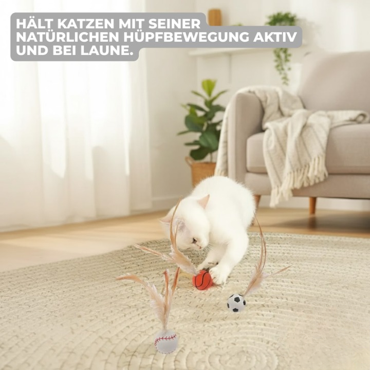 FetherSprint — Slipp løs den ville jegeren i katten din med stille leke moro! | Skanto