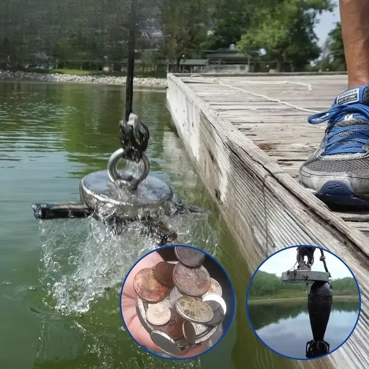 Skanto | Ultimate Dual-Sided Magnet Fishing Kit med holdbar bæreveske