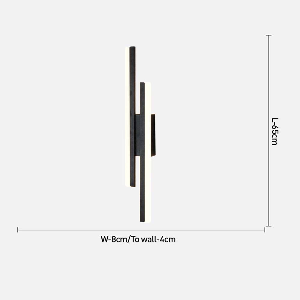 Skanto | LED-Wandleuchte | Modernes Design aus Acryl und Metall