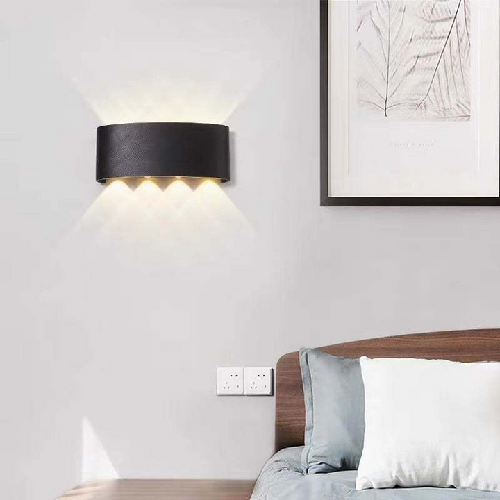 Utendørs vanntett aluminiums LED vegglampe | Skanto