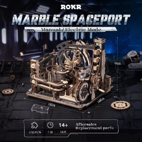 SpaceCraft 3D Puslespill - Innovativt Elektrisk Modellbyggingsleketøy Skanto