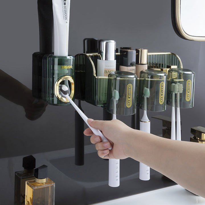 Automatisk trykfri tannkremdispenser. | Skanto