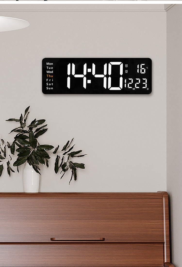 Skanto | Nordisk Digital Klokke 16 Tommers Skjerm