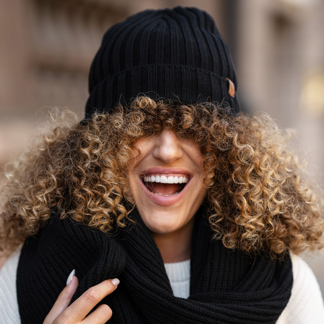 CozyMerino Beanie - Luksus Merinoullhatt for Damer Skanto