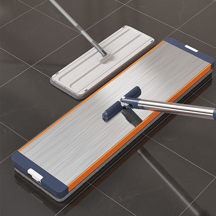 Flat mop set with bucket & wringing function | Skanto