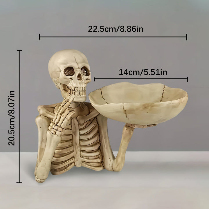 GhoulBowl Hodeskallebolle – Har Halloween godteribolle og gothisk dekorasjon | Skanto