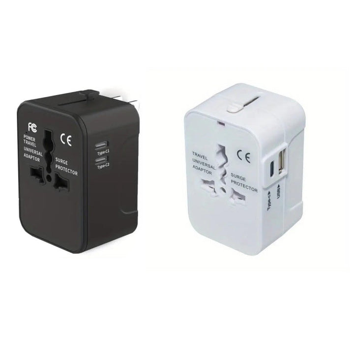 Universell reiseadapter med doble USB-porter | Skanto