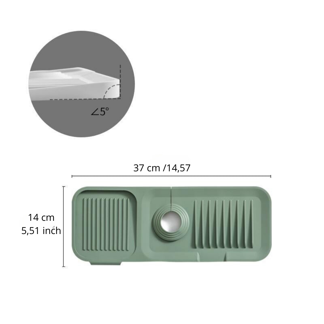 Turbo Dryer Mat — Si farvel til våte overflater og kaos for et kjøkken som skinner og er avslappende! | Skanto