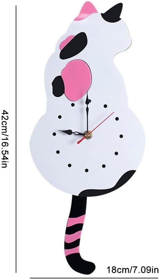 Skanto | Kreativ Søt Katteklokke Med Bevegelig Hale