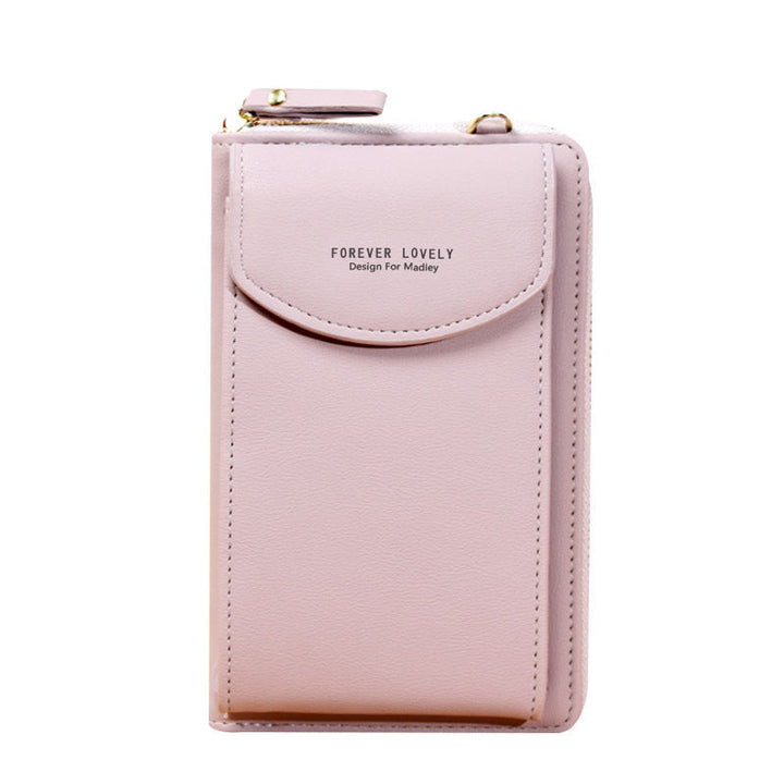 Førsteklasses telefonveske/skulderveske med glidelås | Skanto