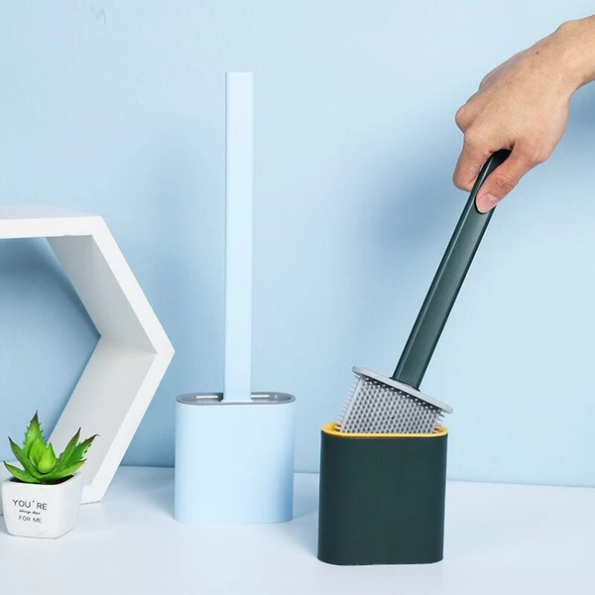Skanto | FlexiClean Toalettbørste – Bakteriefri Silikon Design for Enkel Rengjøring