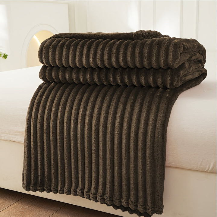 Skanto | Soft Plush Blanket with Rib Pattern