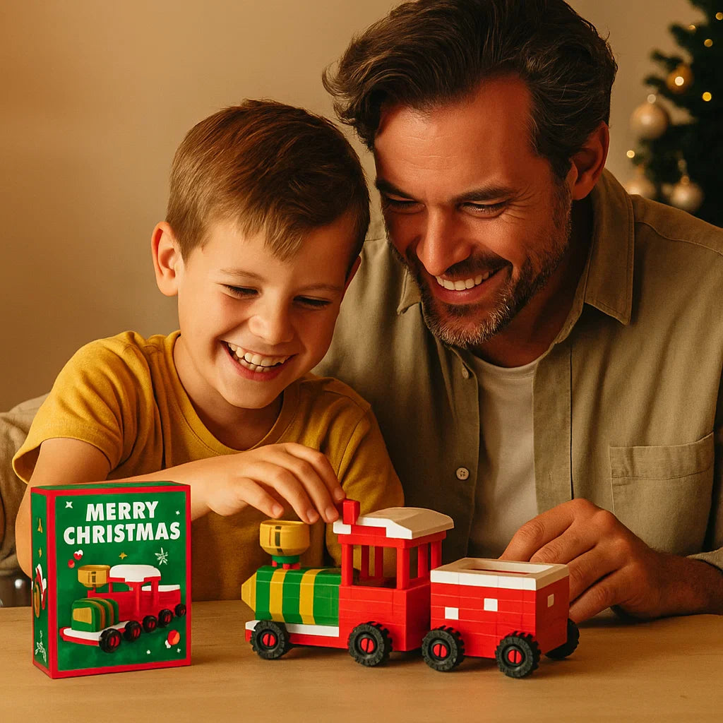 Skanto | Kreative Byggekloss Julefigurer - Moro for Hele Familien