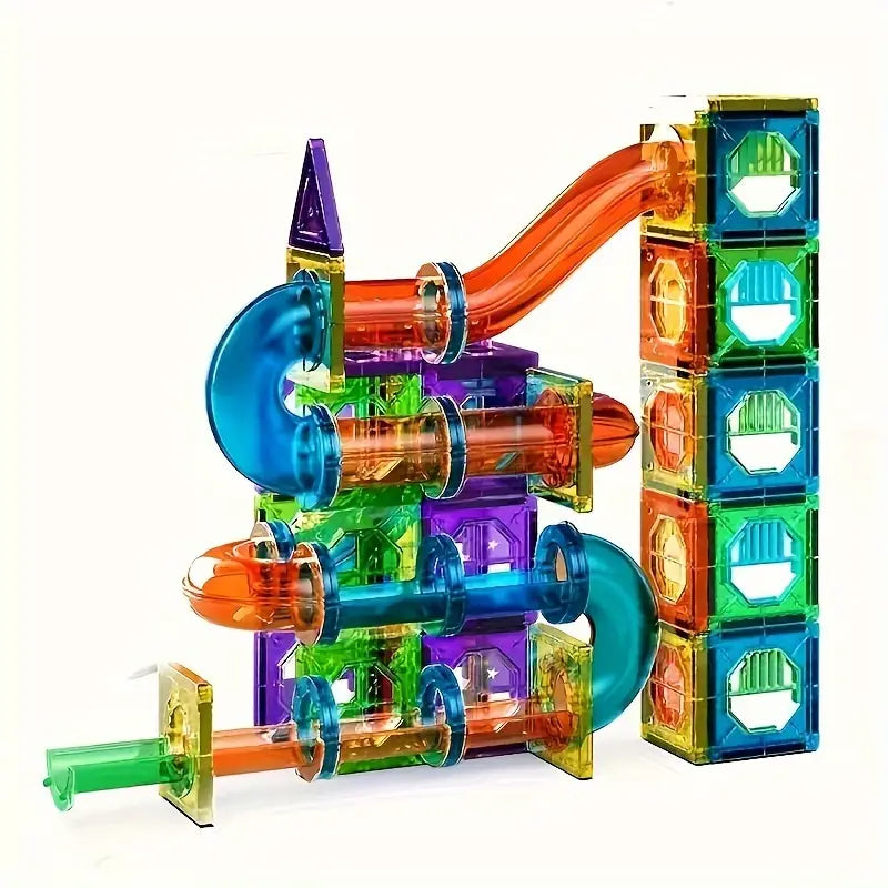 Skanto | DreamBuild Set – Magnetiske byggeklosser for kreative slott og fantasifull lek