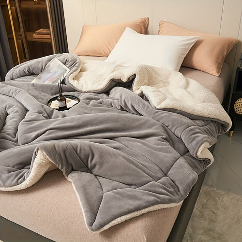 CozyWarm - Luksus Melk Fleece Teppe Dobbel Lag Skanto