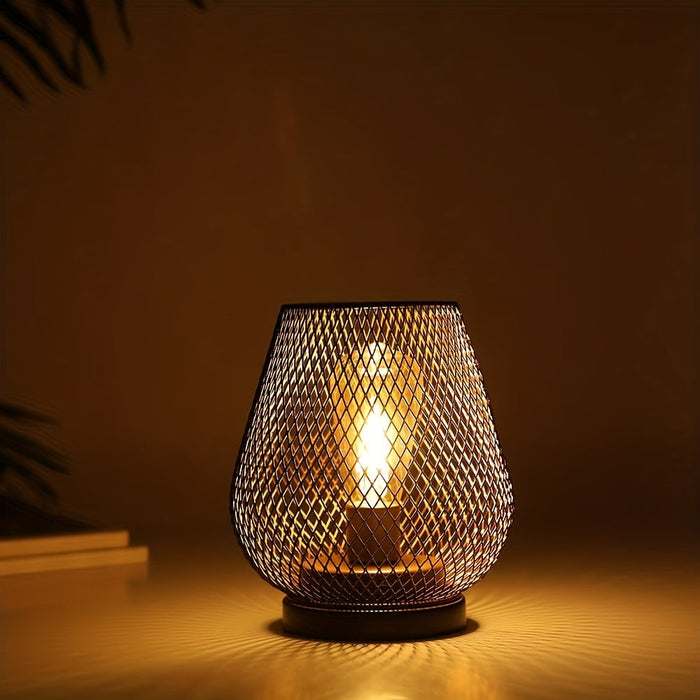Skanto | AuroraMesh Bordlampe Sett – Industriell Stil med Varm Ambient Belysning