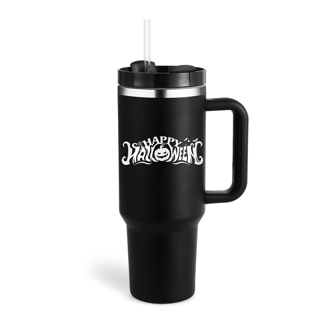 Skanto | ChillMug - Isolert Drikkekopp med Strå