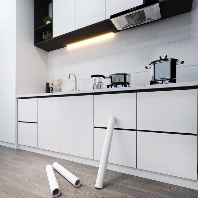 Skap Hjem Veggklistremerke Tapet Vinyl skrivebord Garderobe Renovering | Skanto
