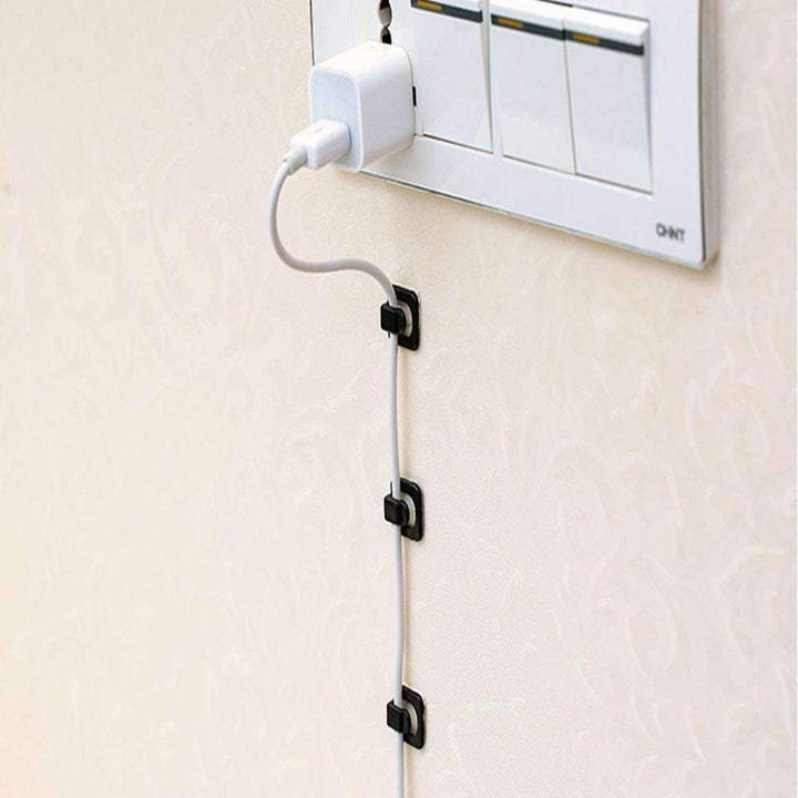 Skanto | Kabelledning Organisator - Plastklips Binner Fester Holder