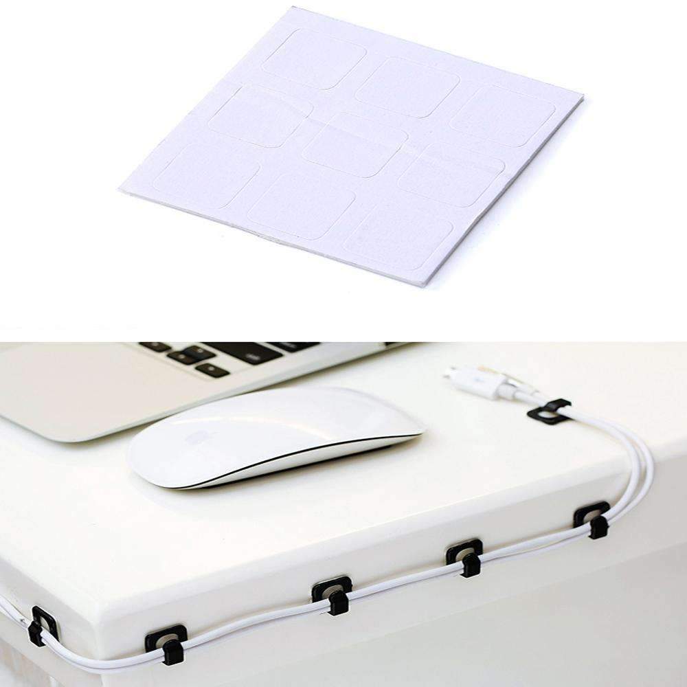 Skanto | Kabelledning Organisator - Plastklips Binner Fester Holder