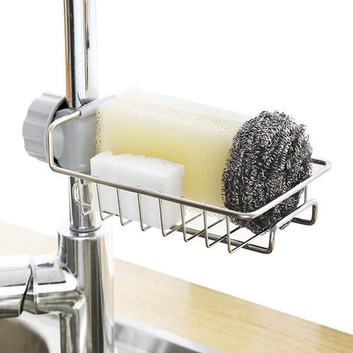 Sink Caddy Organizer Rustfritt Stål Skanto
