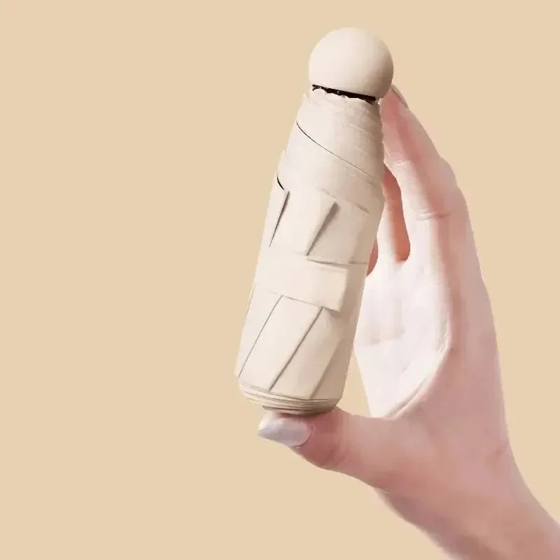 Skanto | Capbrella Kompakt Paraply – Ultra-Lett Kapseldesign for Stilig, Plassbesparende Regnbeskyttelse