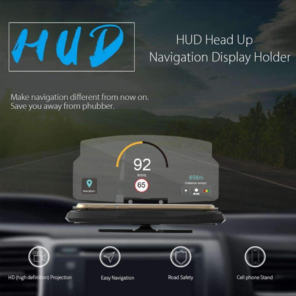 Skanto | Smartphone HUD Navigasjon - Fokuser på Veien og Ruten Fremover
