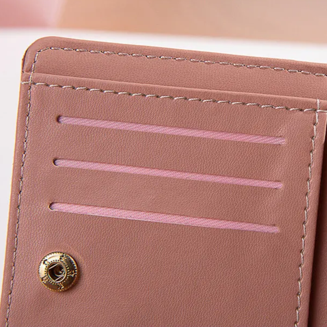 Mini lommebok med trendy dusk Skanto