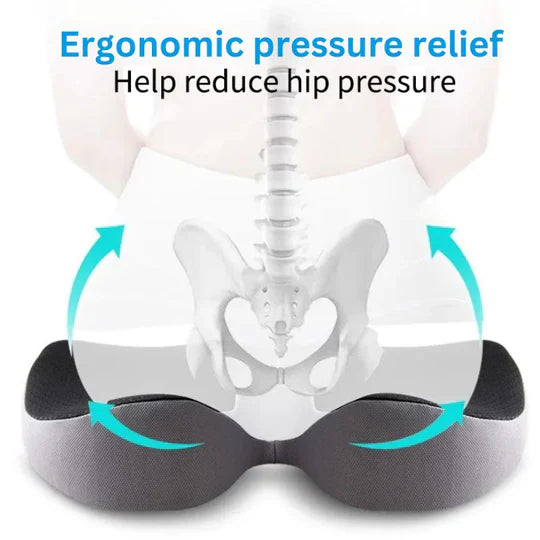 Skanto | Ergonomisk Myk Hukommelsesskum Bilsetepute