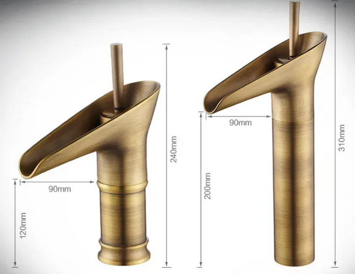 Skanto | CascadeFlow Luxe Vanntfall Basin Mixer Tap