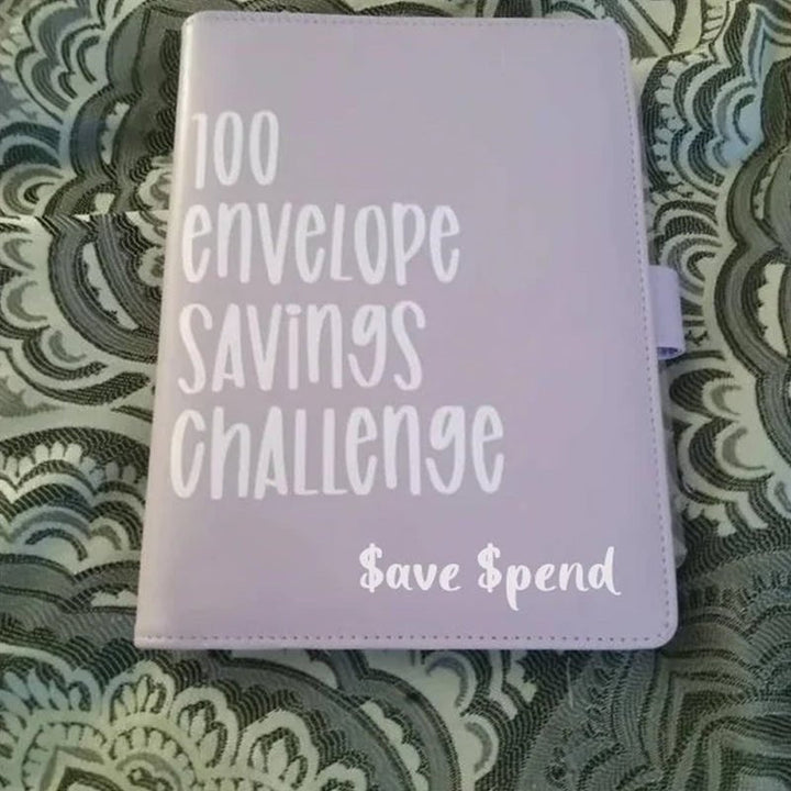 Skanto | CASHSAVVY – 100 Konvolutt Utfordring Budsjett Binder for Familie Sparing