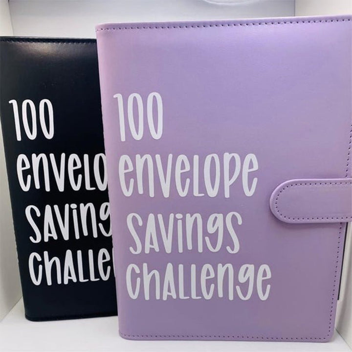 Skanto | CASHSAVVY – 100 Konvolutt Utfordring Budsjett Binder for Familie Sparing