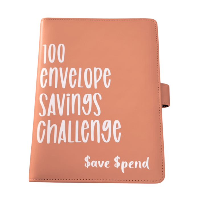 Skanto | CASHSAVVY – 100 Konvolutt Utfordring Budsjett Binder for Familie Sparing