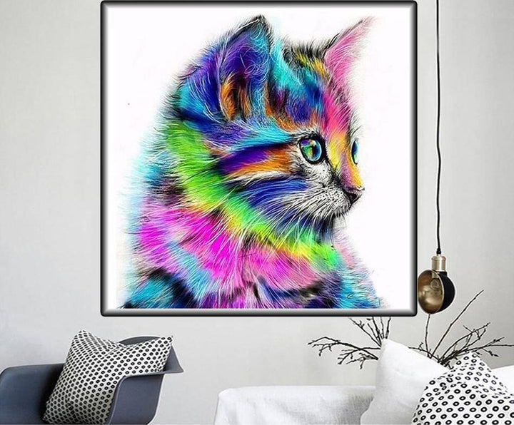 Rainbow Kitten - GemPaint Kit | Skanto