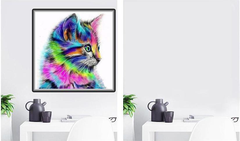 Rainbow Kitten - GemPaint Kit | Skanto