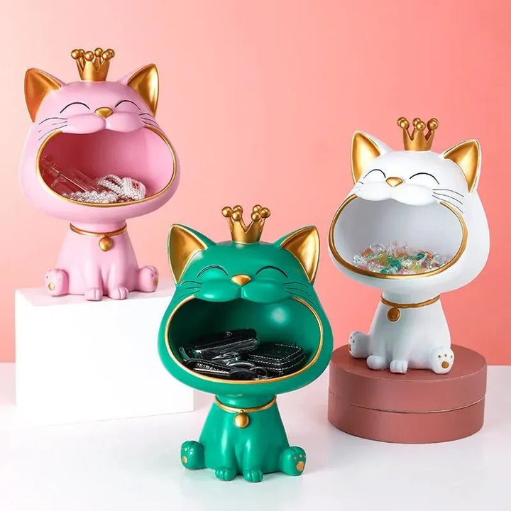 Skanto | Lucky Cat Figurine Oppbevaringskrukke