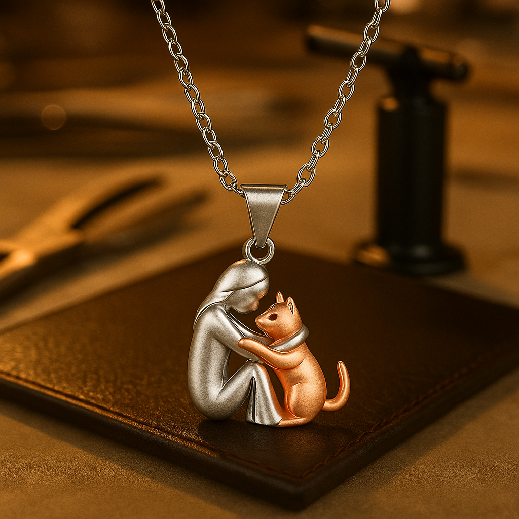 Skanto | Avalance | Elegant Embrace Pendant Necklace Stilige Smykker