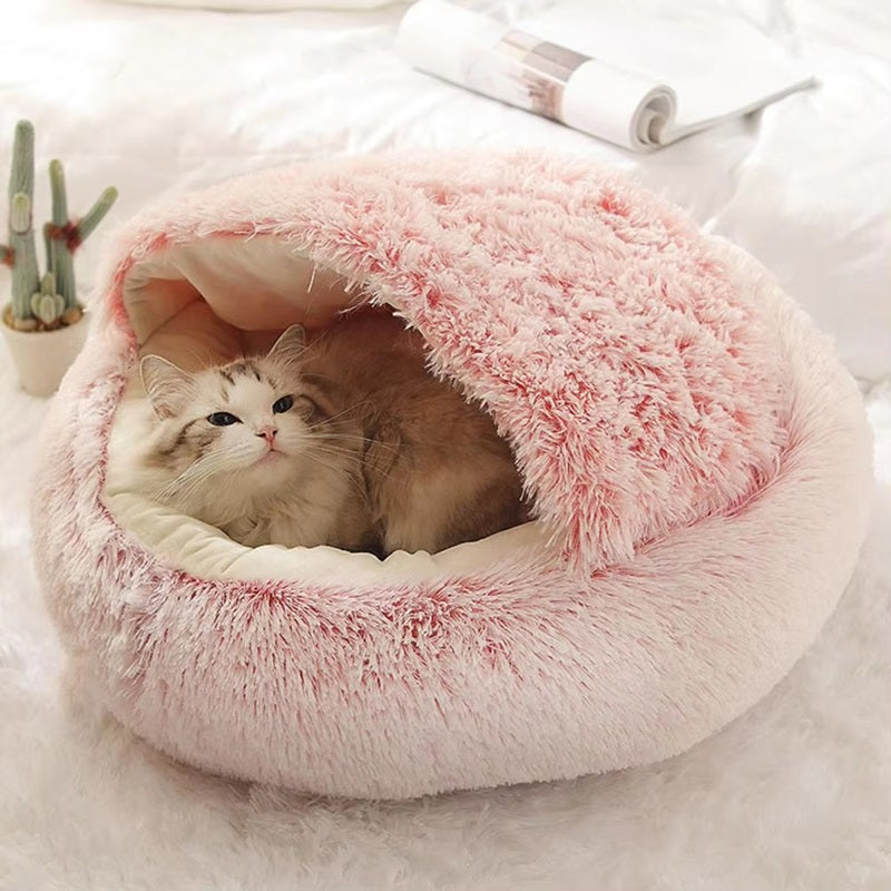 Skanto | Cozy Pet Cave Bed, Ideell for hunder og katter i alle størrelser
