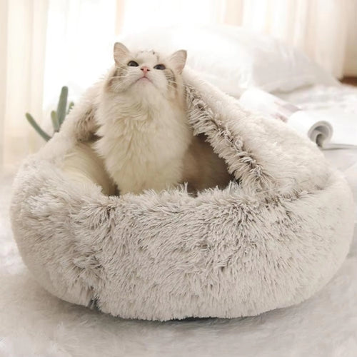 Skanto | Cozy Pet Cave Bed, Ideell for hunder og katter i alle størrelser