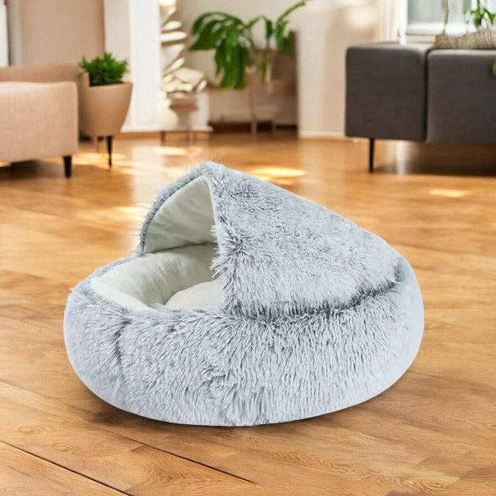 Skanto | Cozy Pet Cave Bed, Ideell for hunder og katter i alle størrelser