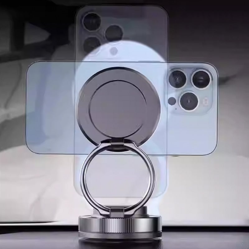 360° justerbar vakuum-magnet telefonholder | Skanto