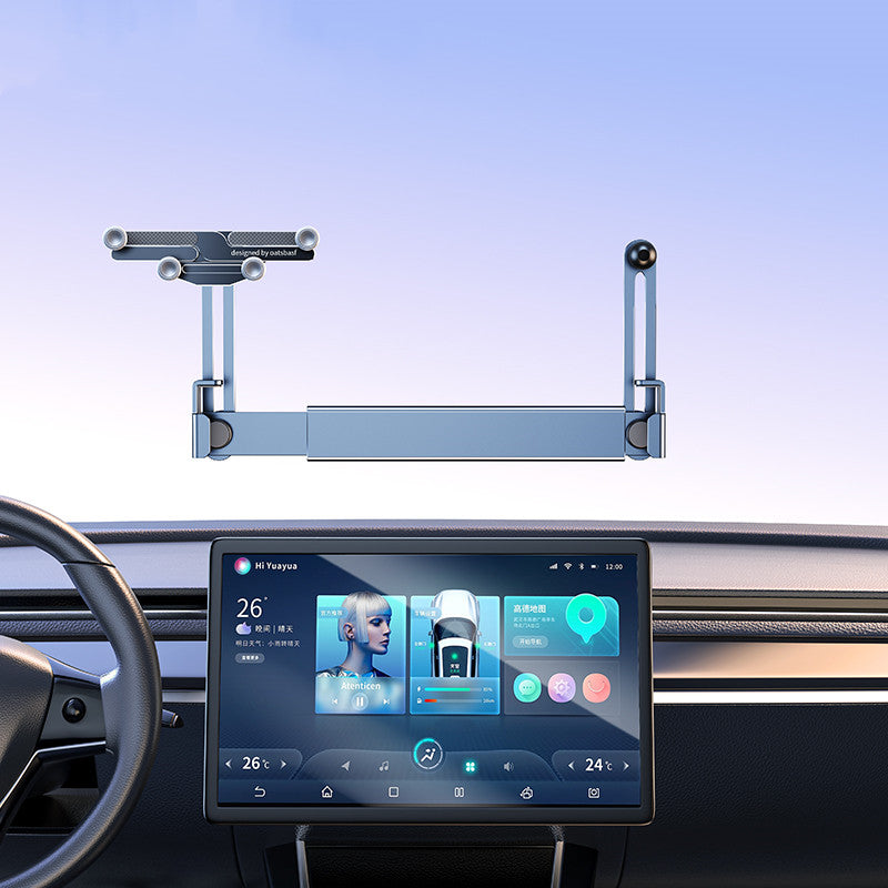 Skanto | Dual Mount Flytende Skjerm Aluminiumlegering Bil Telefonholder