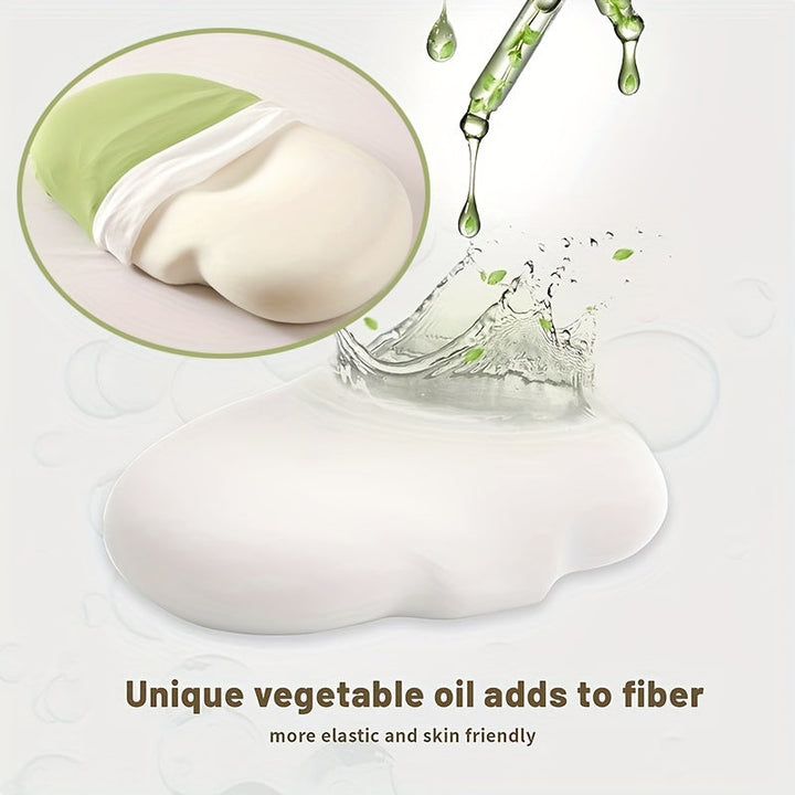 1pc Oval Macaron Pute Cervical Hukommelses Skum Pute, Kjølende Seng Pute For Søvn - Nakke Pute For Smertelindring Søvn, Kontur Støtte Ergonomisk Pute For Side Rygg Mage Sovere Ved Å Bruke Høy Og Lav Deling | Skanto