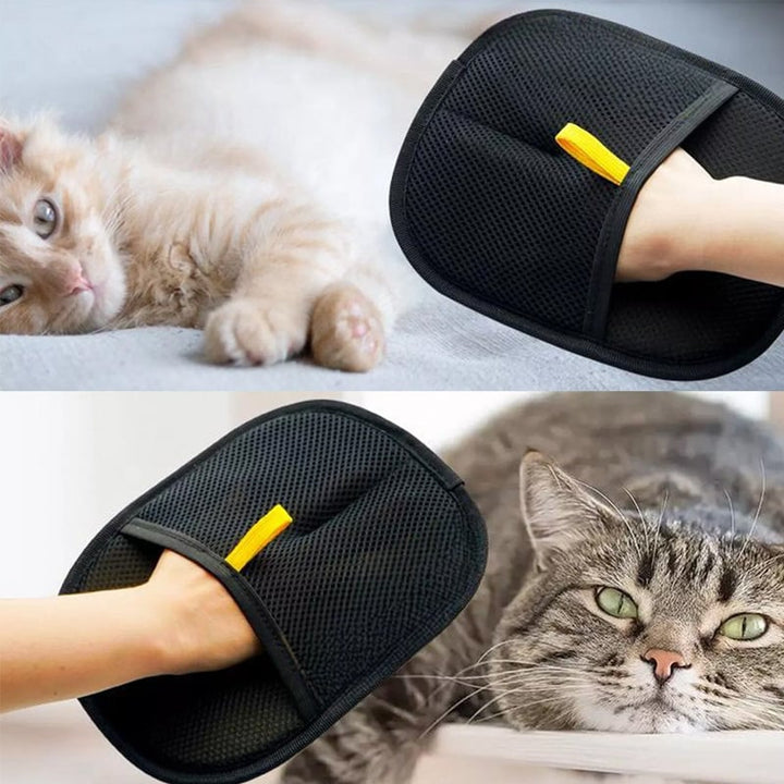 Dobbelt-Sidet Katt- og Hundebørste Hanske | Skanto