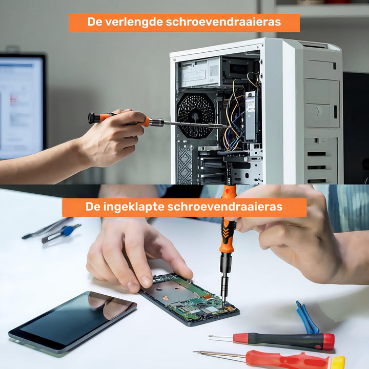 Precision Skrutrekker Sett 117-deler med Bits | Skanto