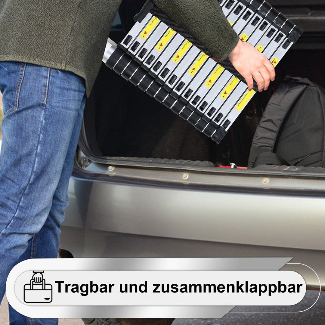 Teleskopisk stige Aluminium Belastningsevne opp til 150kg 2,6m-5m | Skanto