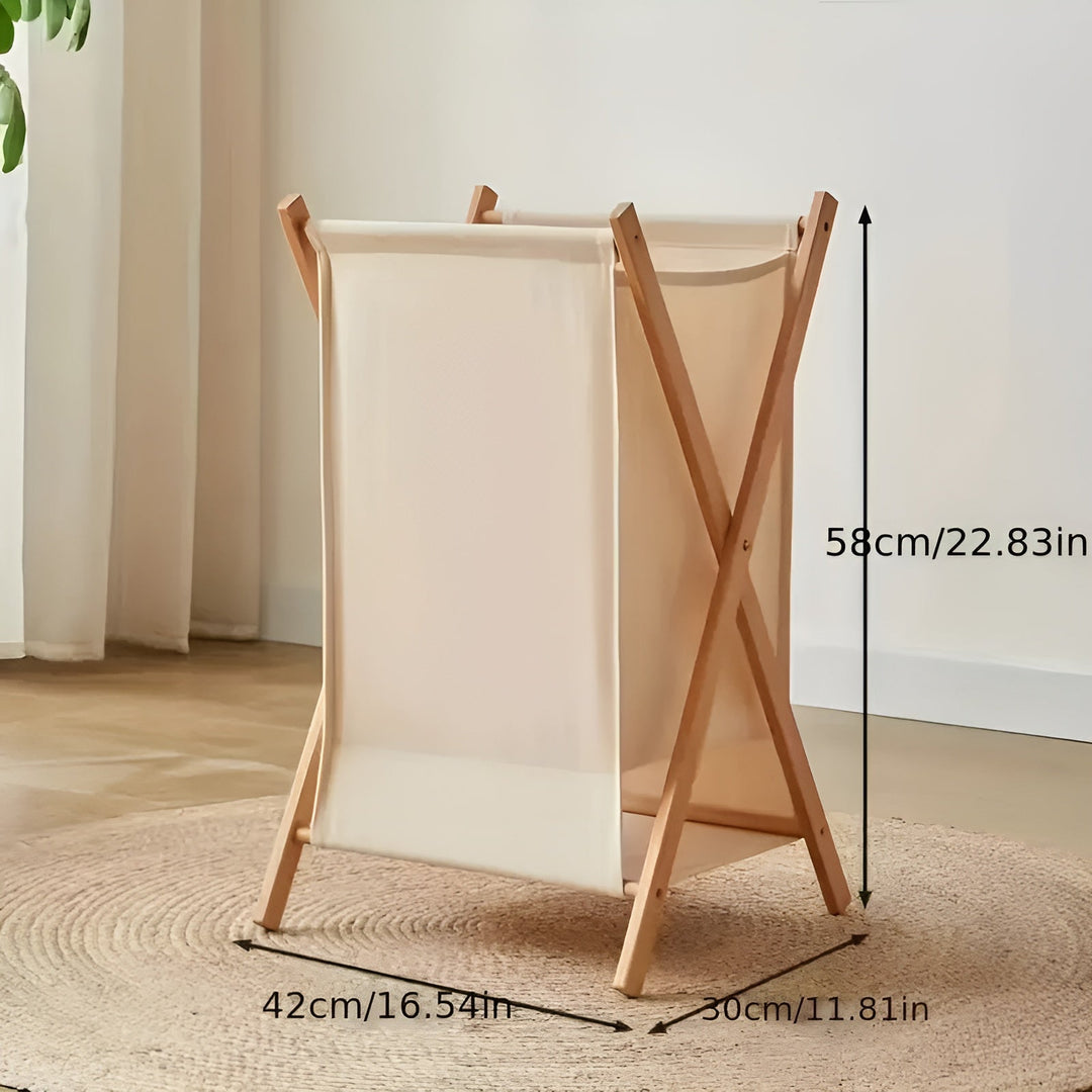 Brettbar kleskurv laget av tre – Robust tresdesign | Dekorativ og funksjonell | Skanto
