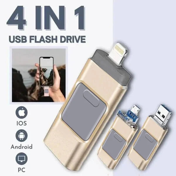 Skanto | 4 i 1 Høy-kvalitets USB-flashminne